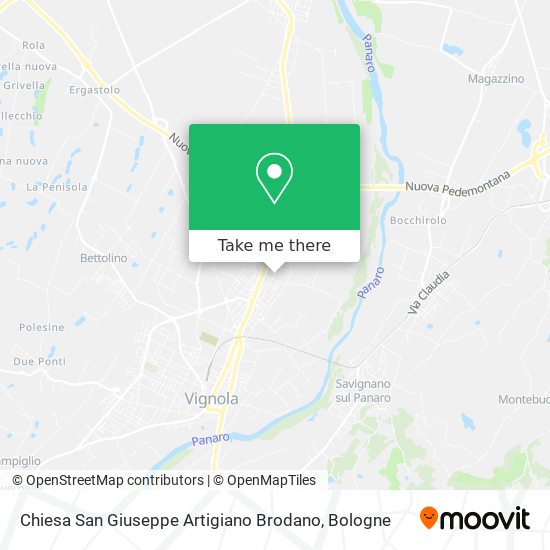 Chiesa San Giuseppe Artigiano Brodano map