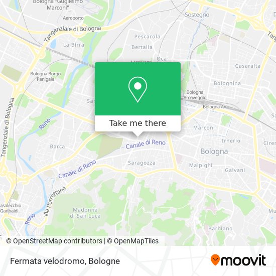 Fermata velodromo map