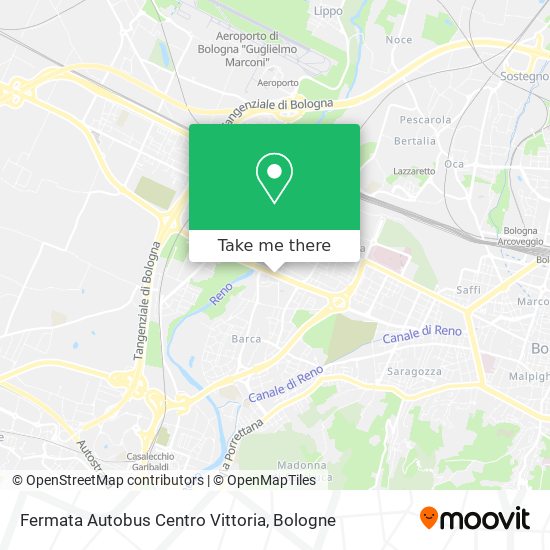 Fermata Autobus Centro Vittoria map
