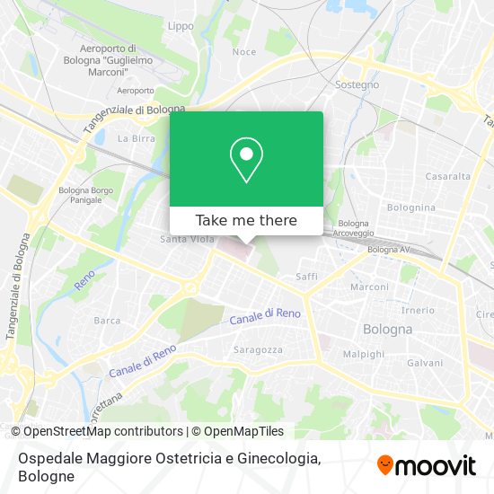 Ospedale Maggiore Ostetricia e Ginecologia map