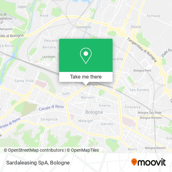 Sardaleasing SpA map