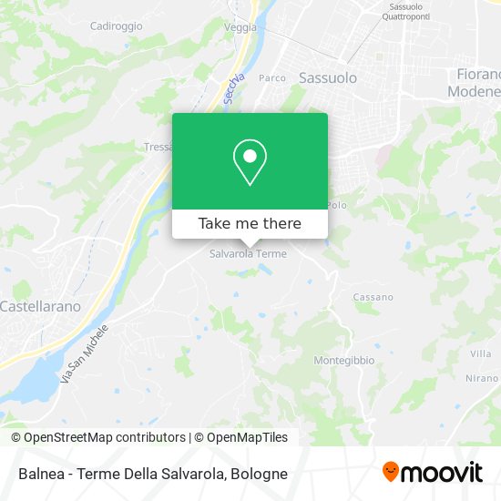 Balnea - Terme Della Salvarola map