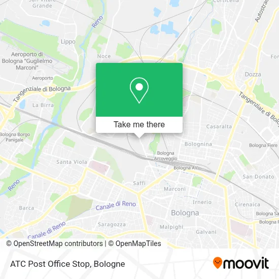 ATC Post Office Stop map