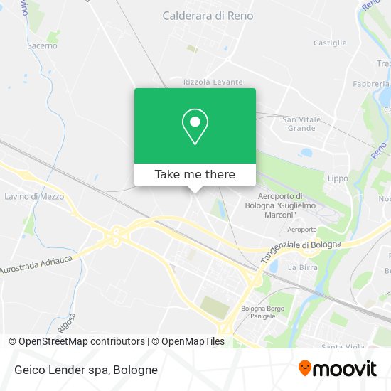Geico Lender spa map
