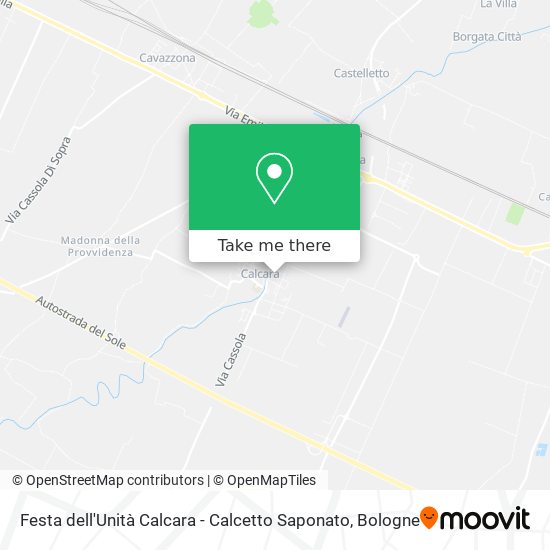 Festa dell'Unità Calcara - Calcetto Saponato map