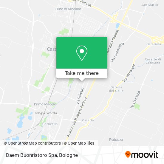 Daem Buonristoro Spa map