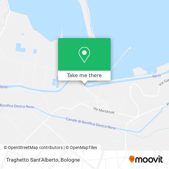Traghetto Sant'Alberto map