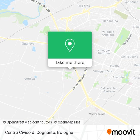 Centro Civico di Cognento map