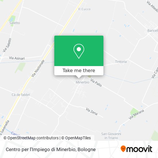 Centro per l'Impiego di Minerbio map