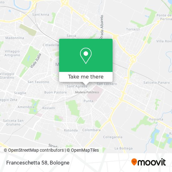 Franceschetta 58 map