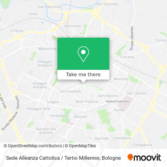 Sede Alleanza Cattolica / Tertio Millennio map