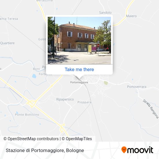 Stazione di Portomaggiore map