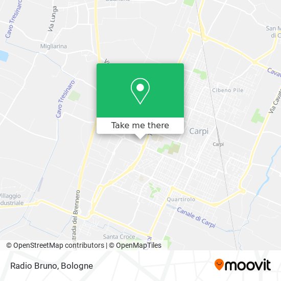 Radio Bruno map