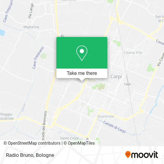 Radio Bruno map