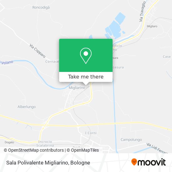 Sala Polivalente Migliarino map