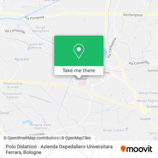 Polo Didattico - Azienda Ospedaliero-Universitara Ferrara map