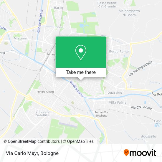 Via Carlo Mayr map