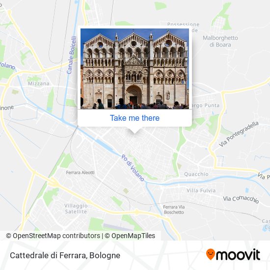 Cattedrale di Ferrara map