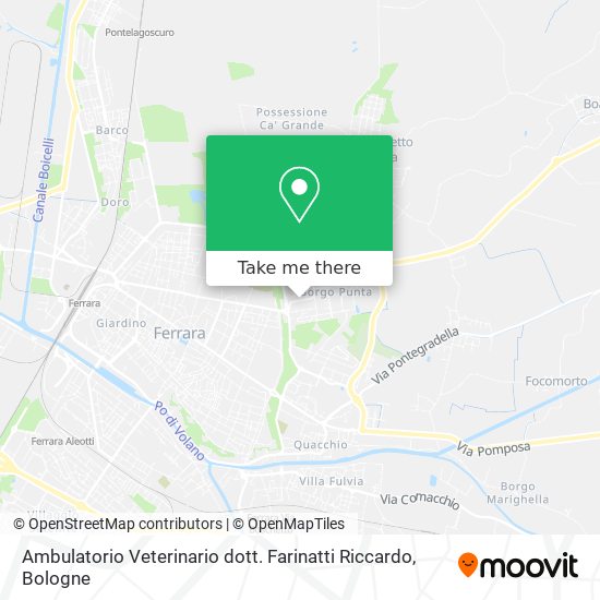Ambulatorio Veterinario dott. Farinatti Riccardo map