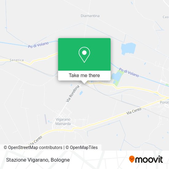 Stazione Vigarano map
