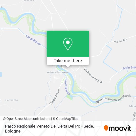 how to get to parco regionale veneto del delta del po sede in ariano nel polesine by bus