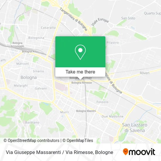 Via Giuseppe Massarenti / Via Rimesse map