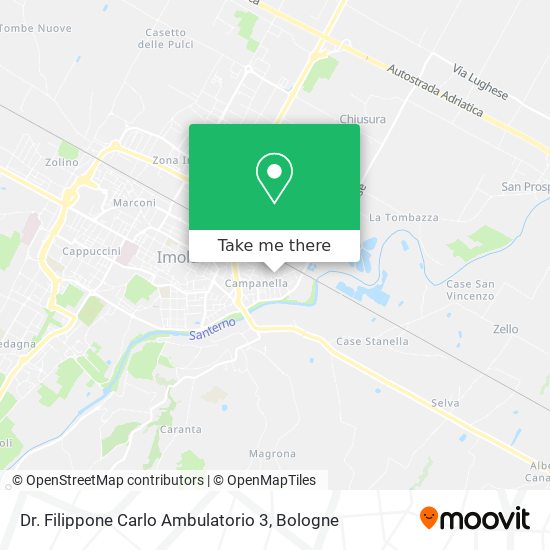 Dr. Filippone Carlo Ambulatorio 3 map