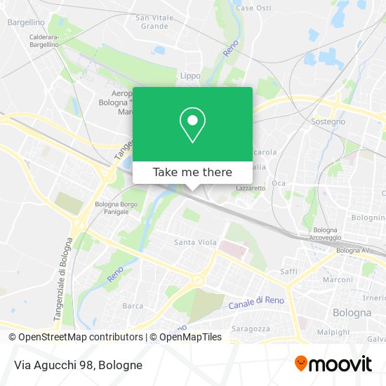 Via Agucchi 98 map