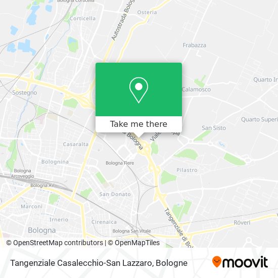 Tangenziale Casalecchio-San Lazzaro map