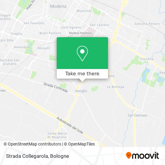 Strada Collegarola map