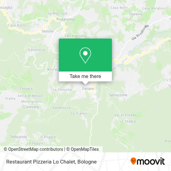 Restaurant Pizzeria Lo Chalet map