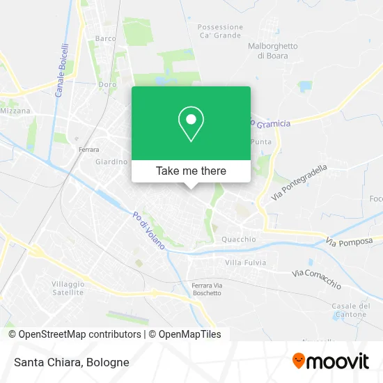 Santa Chiara map