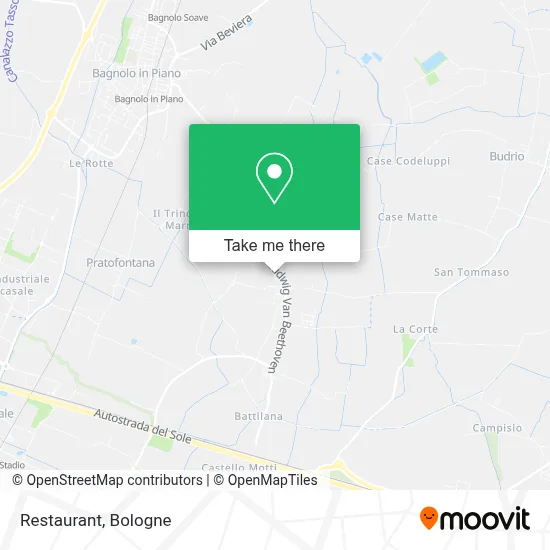 Restaurant map