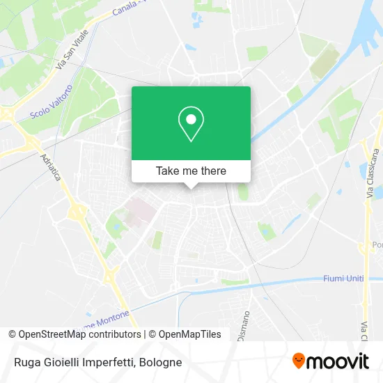 Ruga Gioielli Imperfetti map