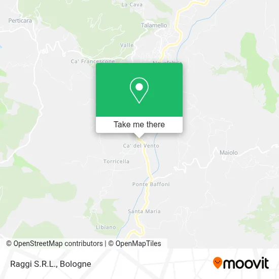 Raggi S.R.L. map