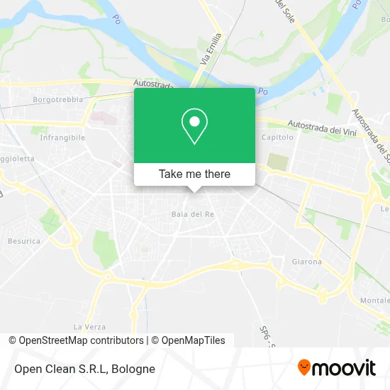 Open Clean S.R.L map