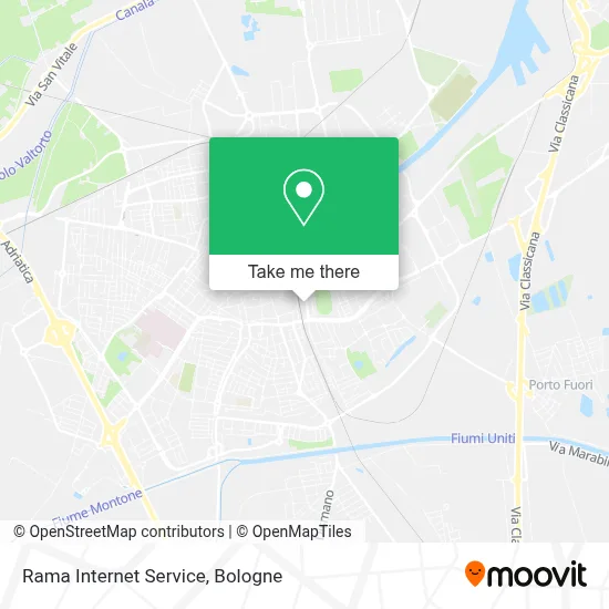 Rama Internet Service map