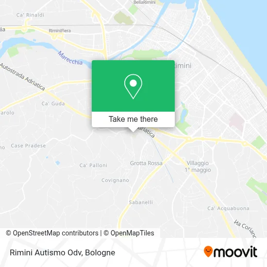 Rimini Autismo Odv map