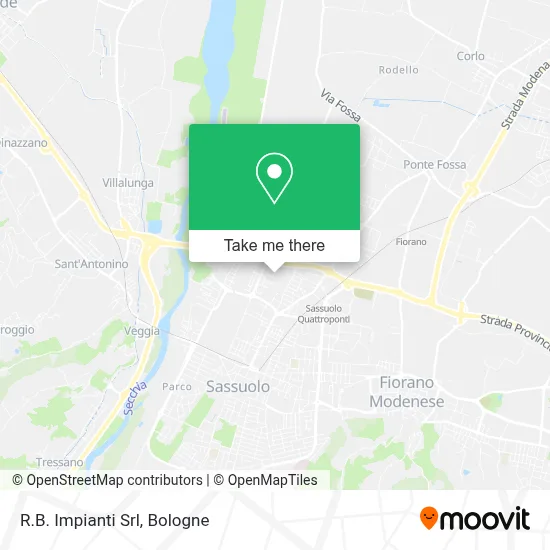 R.B. Impianti Srl map