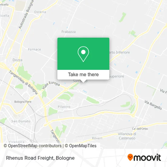 Rhenus Road Freight map
