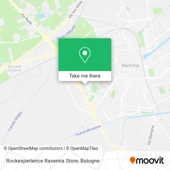 Rockexperience Ravenna Store map