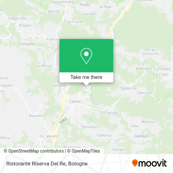Ristorante Riserva Del Re map