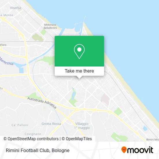 Rimini Football Club map