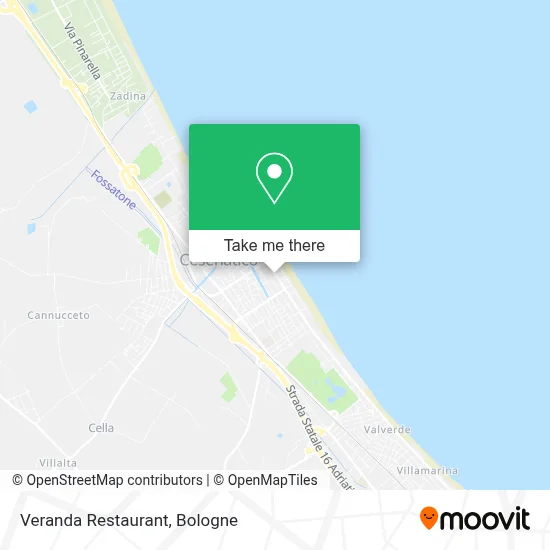 Veranda Restaurant map