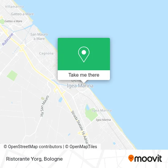 Ristorante Yorg map