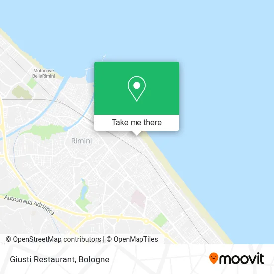 Giusti Restaurant map