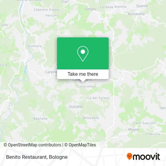 Benito Restaurant map