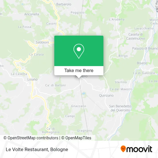 Le Volte Restaurant map