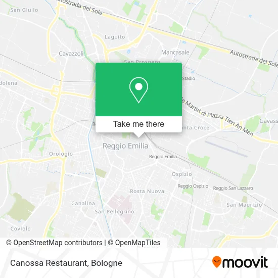 Canossa Restaurant map