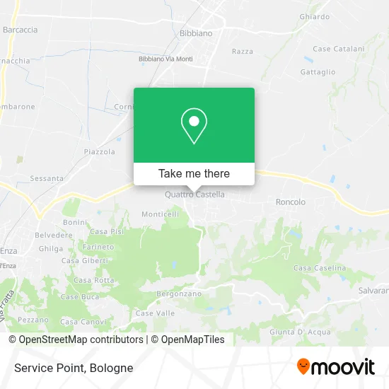 Service Point map